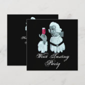 SOMMELIER WINE TASTPARTIJ, witte champagne Kaart (Voorkant / Achterkant)