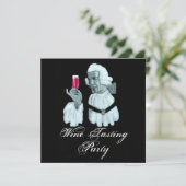 SOMMELIER WINE TASTPARTIJ, witte champagne Kaart (Staand voorkant)