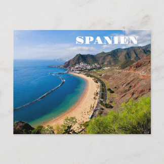 Sommer-Sonne-Strand-Spanien Briefkaart