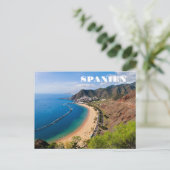 Sommer-Sonne-Strand-Spanien Briefkaart (Staand voorkant)