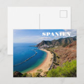 Sommer-Sonne-Strand-Spanien Briefkaart (Voorkant / Achterkant)