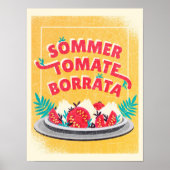 Sommer Tomate Borratta Poster (Voorkant)