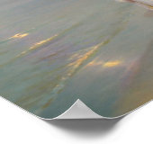 Sommeraften ved Skagens Strand Poster (Hoek)