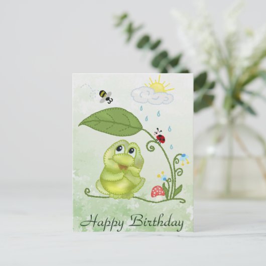 Sommerfrosch Briefkaart (Staand voorkant)