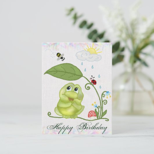 Sommerfrosch Briefkaart (Staand voorkant)