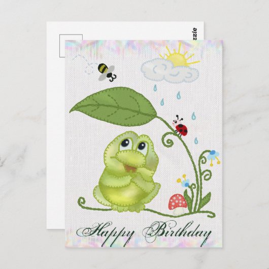 Sommerfrosch Briefkaart (Voorkant / Achterkant)