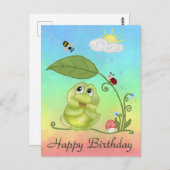 Sommerfrosch Postkarte Briefkaart (Voorkant / Achterkant)