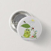 Sommerfrosch ronde button 3,2 cm (Voorkant /achterkant)
