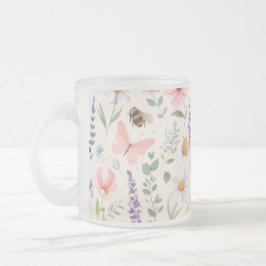 Sommerliche Tasse Matglas Koffiemok