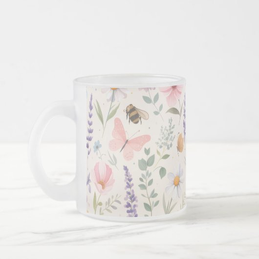 Sommerliche Tasse Matglas Koffiemok (Links)