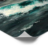 Sommernat onder de heer den Grønlandske Kyst circa Poster (Hoek)