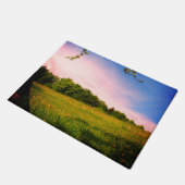 Sommerwiese Retro Fotografie Juli August Alm Deurmat (Schuin)