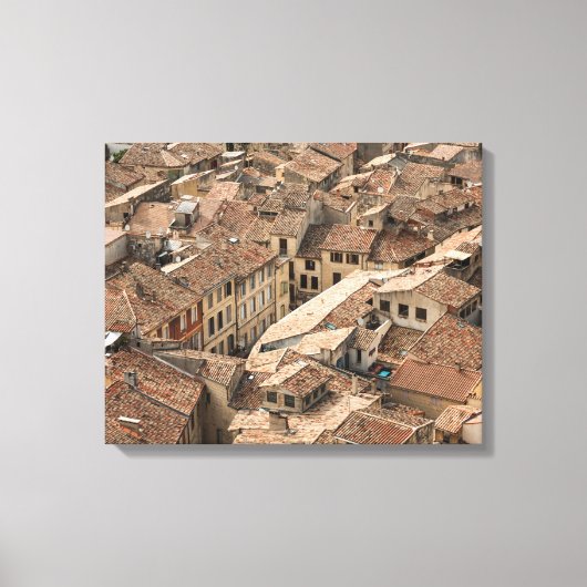 Sommieres, Frankrijk Canvas Afdruk (Voorkant)
