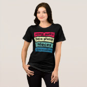 Sommige Aunts hebben nichtjes Tri-Blend Shirt (Voorkant volledig)