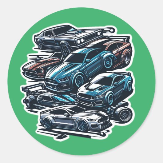 Sommige auto stickers (Voorkant)