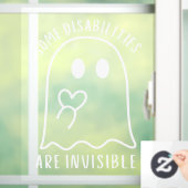 Sommige Beperkingen Zijn Onzichtbaar, Beperking Raamsticker (Huis)