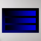 sommige blauwe gradiënten poster (Voorkant)