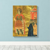 Sommige broers bidden naar St. Theodore Canvas Afdruk (Insitu (Houten vloer))