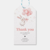 Sommige Bunny Balloon Verjaardagsfeest Favoriete T Cadeaulabel (Voorkant)