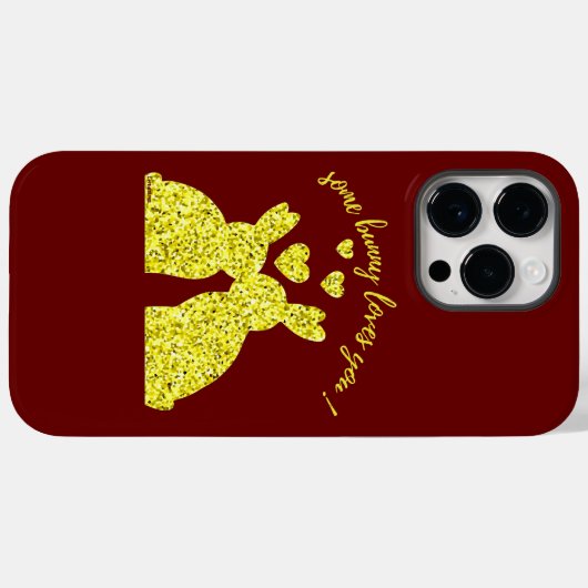 SOMMIGE BUNNY HOUDT VAN JE Case-Mate iPhone CASE (Achterkant (horizontaal))