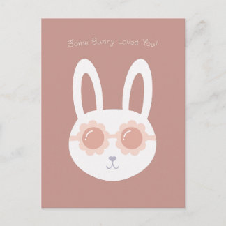Sommige Bunny Houdt Van Jou Bruin Briefkaart