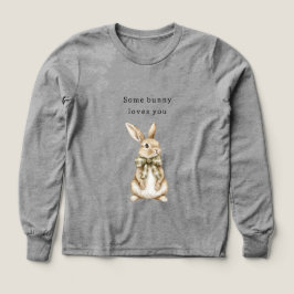 Sommige Bunny Houdt van Jou Groene Strik Pasen