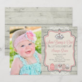 Sommige Bunny is één Pasen verjaardagsfeest uitnod Kaart (Voorkant / Achterkant)