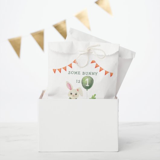 Sommige Bunny is één verjaardag Bedankzakje (Feest)