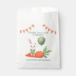 Sommige Bunny is één verjaardag Dank je Bedankzakje