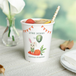 Sommige Bunny is één verjaardag Papieren Bekers