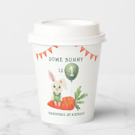 Sommige Bunny is één verjaardag Papieren Bekers