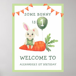 Sommige Bunny is één verjaardag Poster