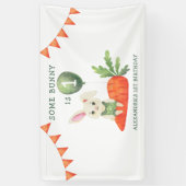 Sommige Bunny is één verjaardag Spandoek (Verticaal)