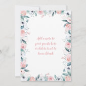 Sommige Bunny is jarig, Verjaardagsfeestje voor el Kaart (Achterkant)