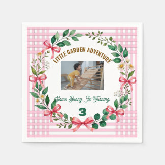 Sommige Bunny Is Verjaardag Gepersonaliseerde Bunn Servet