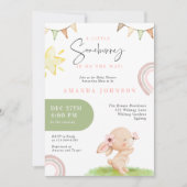 Sommige Bunny Pasen Baby shower Kaart (Voorkant)