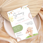 Sommige Bunny Pasen Baby shower Kaart