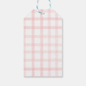 Sommige Bunny Pastel Lente Roze Bunny Verjaardagsg Cadeaulabel (Achterkant)