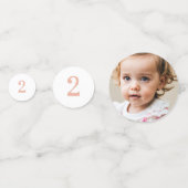 Sommige Bunny Schattige Roos Kinderen Verjaardag Confetti (Voorkanten)