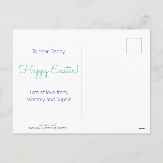 Sommige Bunny's houden van je eigen foto-sjabloon Feestdagenkaart (Achterkant)