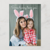 Sommige Bunny's houden van je eigen foto-sjabloon Feestdagenkaart (Voorkant)