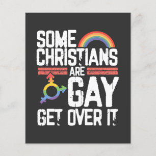 Sommige christenen zijn homoseksueel, accepteer he flyer