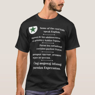 Sommige coole kinderen spreken Engels T-shirt