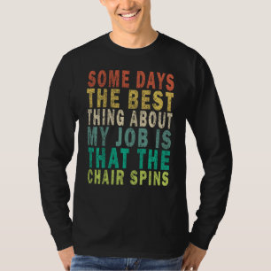 Sommige dagen is de voorzitter het beste wat over t-shirt