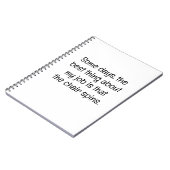 Sommige dagen is het beste op het werk notitieboek (Linkerzijde)