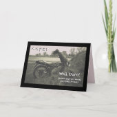 "Sommige dagen moet je gewoon in bed blijven" Kaart (Voorkant)