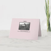 "Sommige dagen moet je gewoon in bed blijven" Kaart (Achterkant)