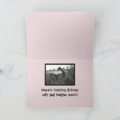 "Sommige dagen moet je gewoon in bed blijven" Kaart (Binnen)