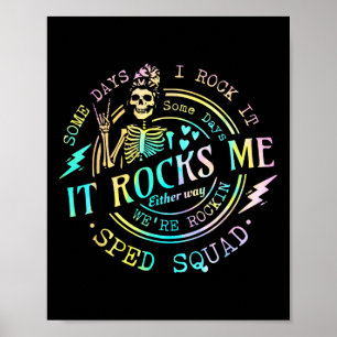 Sommige dagen rock ik het, soms wordt het me door poster
