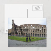 Sommige dingen in... - Rome Briefkaart (Voorkant / Achterkant)